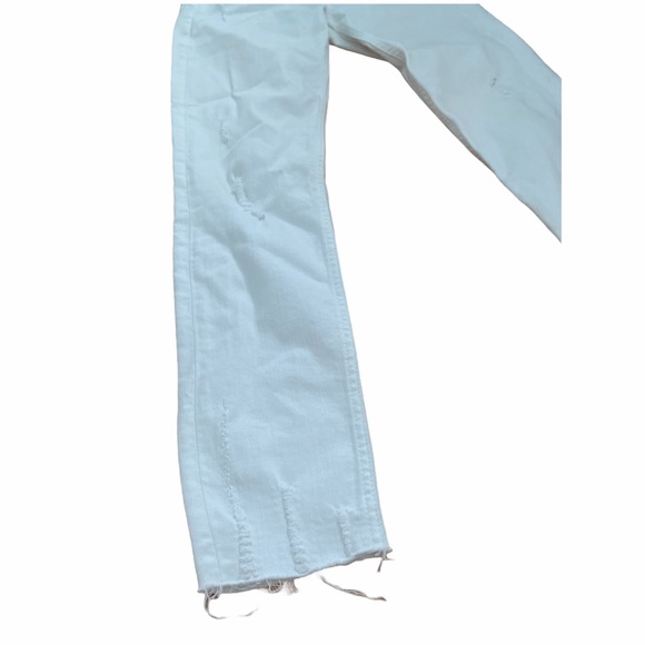 ZARA Skinny white basic denim jeans 4 NWOT - Picture 3 of 3